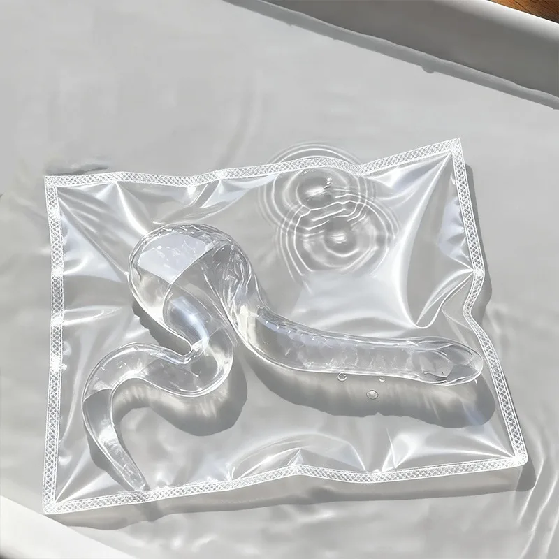 2-Pack of Transparent Snake Squishy Toys with Realistic Scales, Fun and Unique Stress-Relief Toys, Realistic and Entertaining Design, Perfect as a Desktop Decoration
