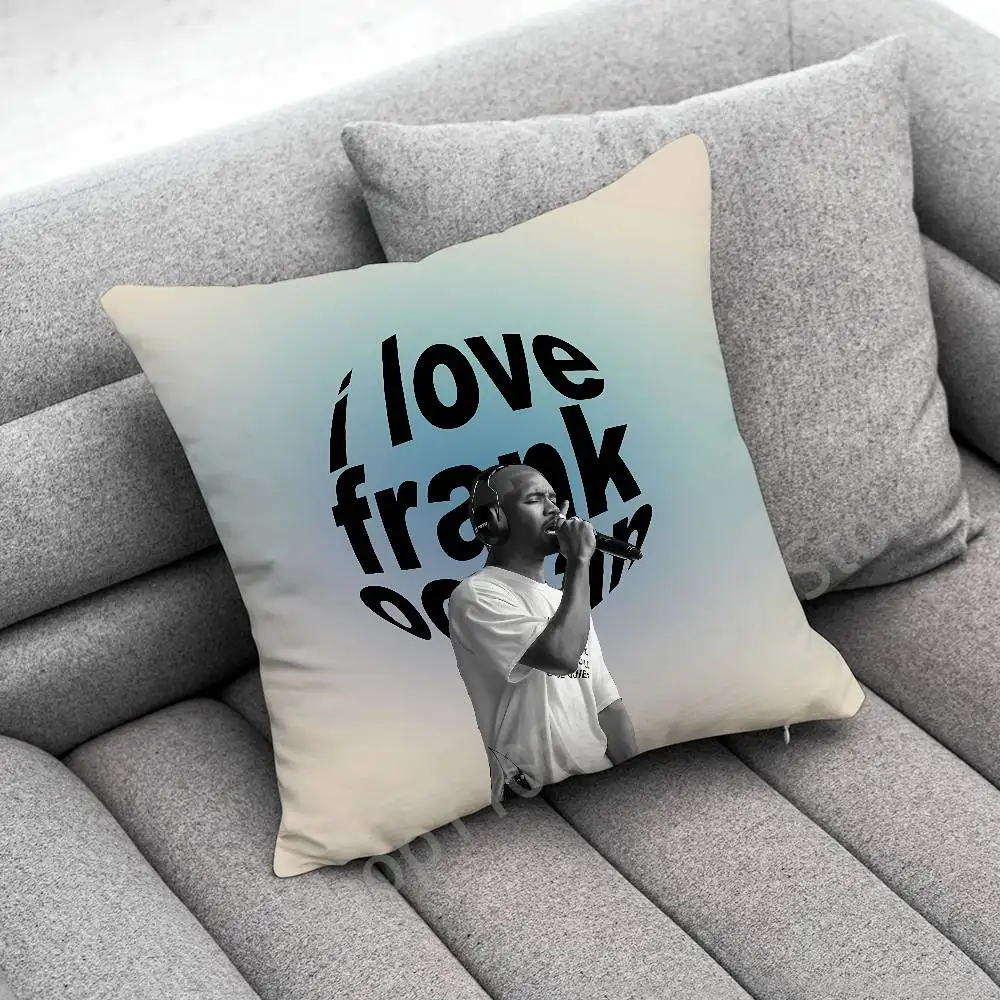 F-Frank المحيط شقراء قناة البرتقال رمي كيس وسادة ل 55x55 سنتيمتر 40x40 سنتيمتر 45x45 سنتيمتر 50x50 سنتيمتر 30x30 سنتيمتر مربع مكتب المخدة غطاء #3