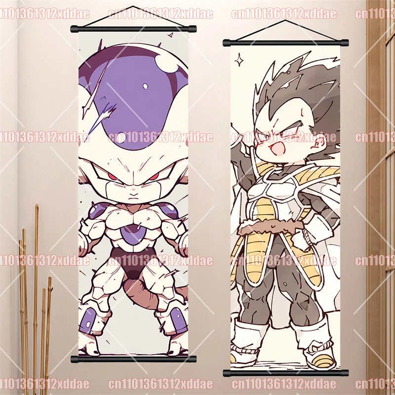 Dragon Ball Anime Scroll Painting Living Room Bedroom Wall Decoration Art Poster Goku Vegeta Broly Piccolo Fan Collection Gift - view 4