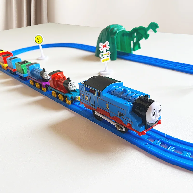 Diecast Magnetic Rail Trains Sets Model Toys Electric Train Track Toy Safe Materials Simulated Train Christmas Birthday Gift