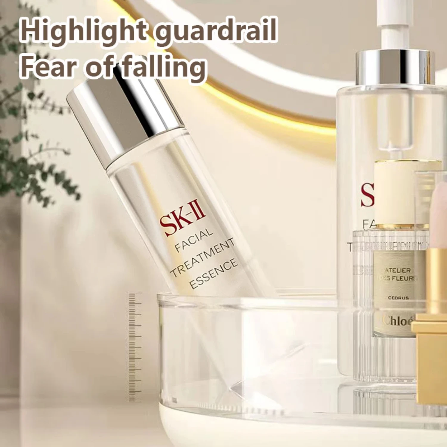 °Rotating Cosmetics  Box Desktop Cosmetic Organizer Makeup Brush Lipstick perfume Holder Kitchen Tray Seasoning Rack