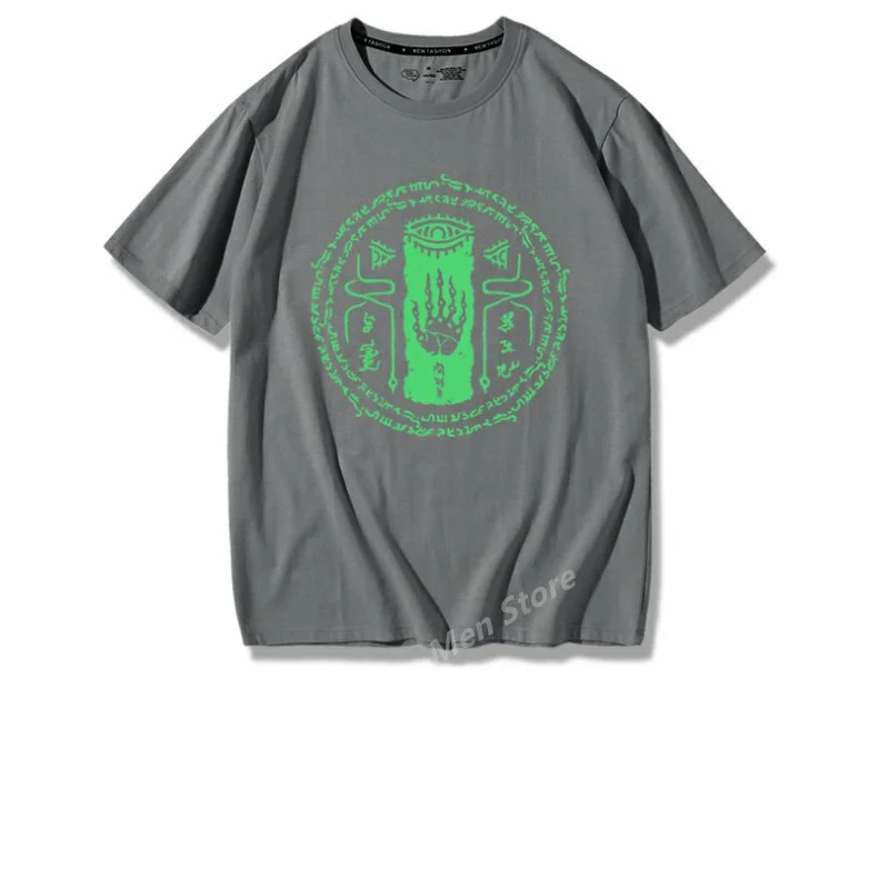 (Uniqlo) Legend of Zelda Temple Seal t-shirt Y2k Tees uomo Kid t-shirt Top uomo t-shirt in cotone estate donna t-shirt uomo abbigliamento