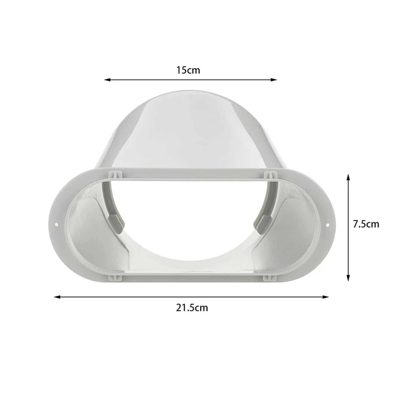 موصل مكيف الهواء، قناة عادم تكييف الهواء المتنقلة، واجهة فوهة مسطحة 15 سم