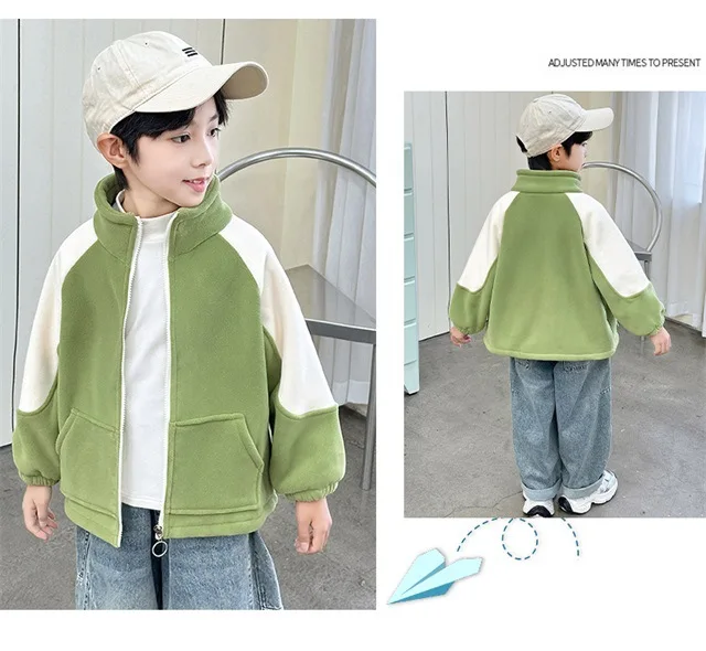 2026 Warme Jacken für Mädchen Kinder Herbst Winter Oberbekleidung Kinder Plus Samt Mäntel Neue Teenager Mode Gefütterte Kleidung – Detail 12