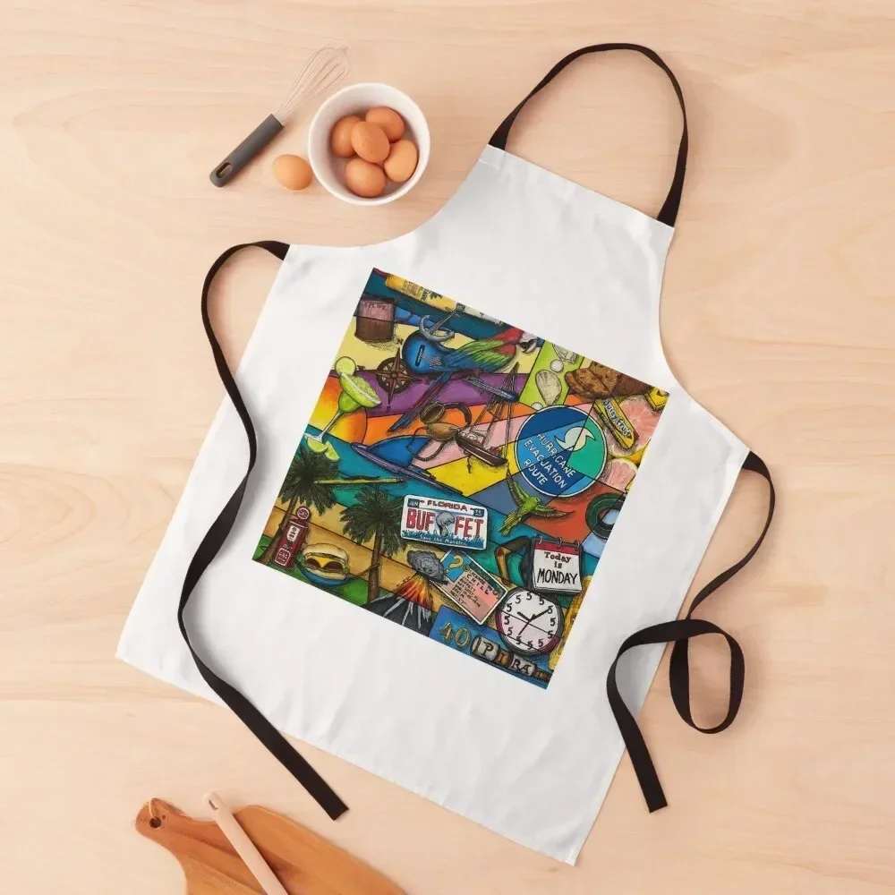 

Parrotheads Apron for kitchen useful Waterproof Kitchen For Women For Kitchen Women Restaurant Apron
