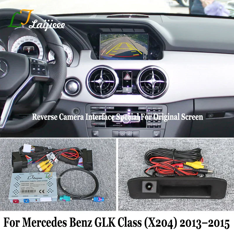 

For Mercedes Benz GLK Class X204 2013 2014 2015 Original Screen Plug and Play HD Night Vision Front Rear View Reverse Camera