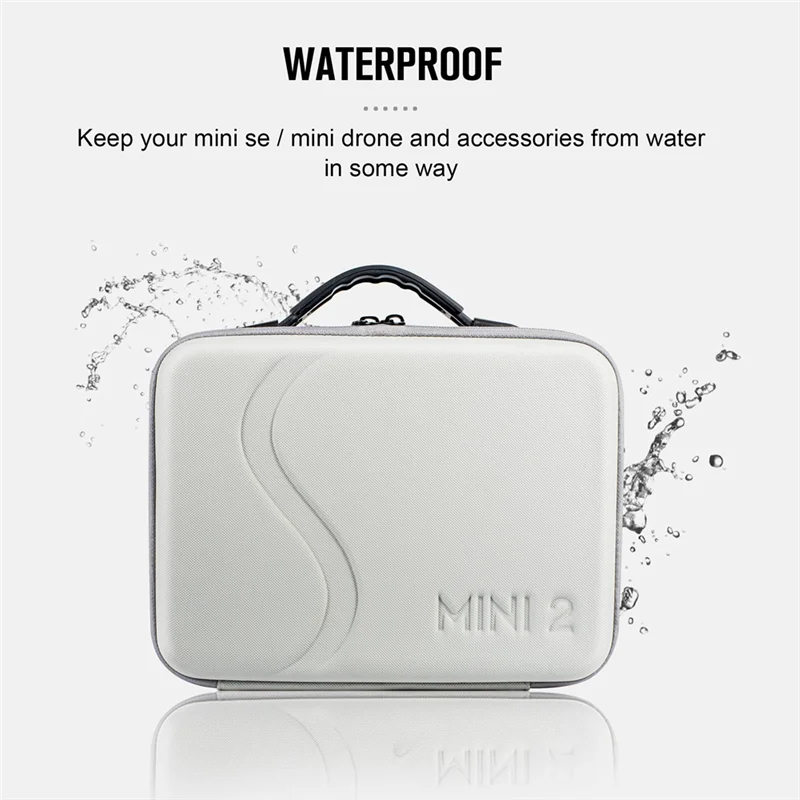 ELECT-For DJI Mini 2/Mini 2 SE/Mini 4K ملحقات طائرة بدون طيار المحمولة حقيبة كتفية للسفر بولي PU مقاوم للماء حقيبة للتخزين صندوق حمل