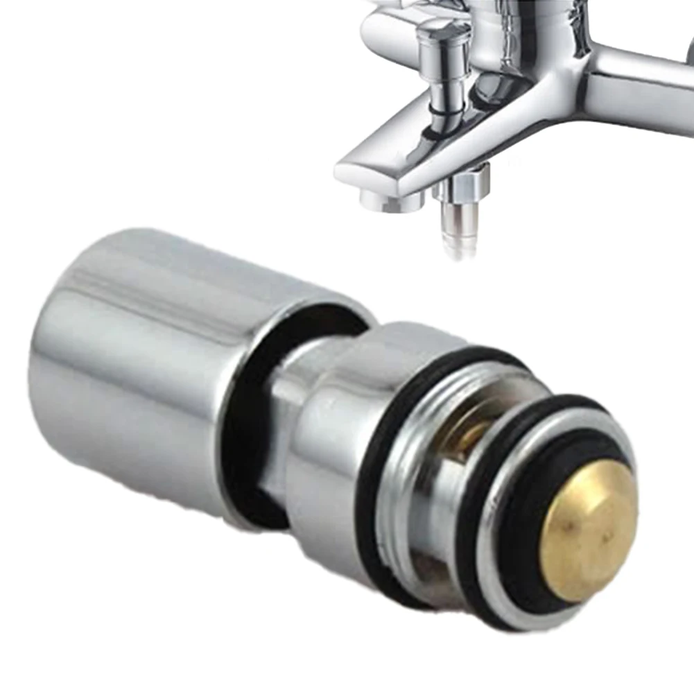 Shower Switch Valve Spring-Loaded Pull-up Water Diverter Triple Bathtub Water Distributor Thermostatic Shower Cartridge