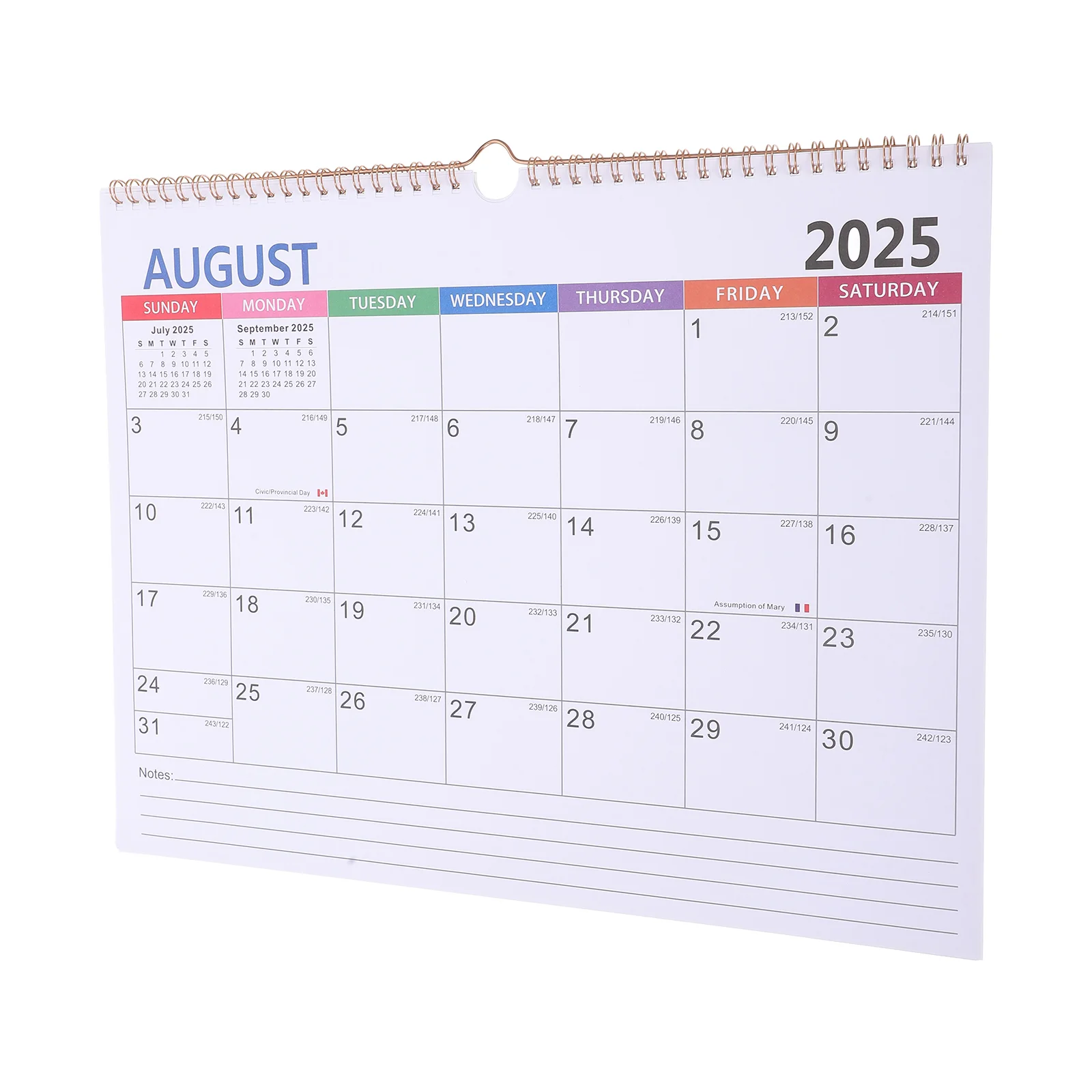 Yo Coil Monthly Pages Large Monthly Calendar For 20252026 English Hanging Calendar Content Planner Daily Planner Desk Calendar