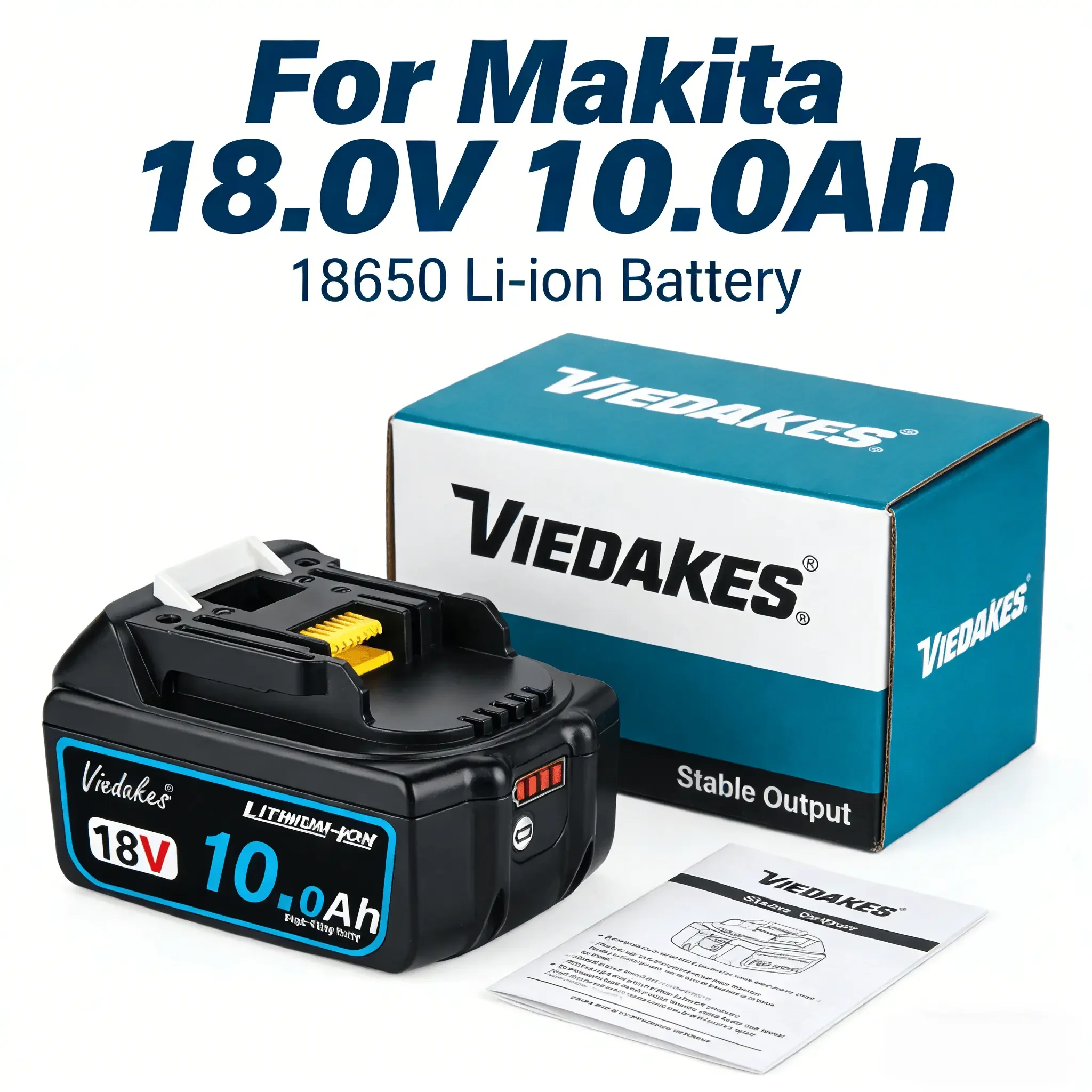 

﻿ Бестселлер | для литиевых аккумуляторов Makita 18В | 12Ач, длительное время работы | Li-ion аккумулятор | Совместим с электроинструментами Makita 18В