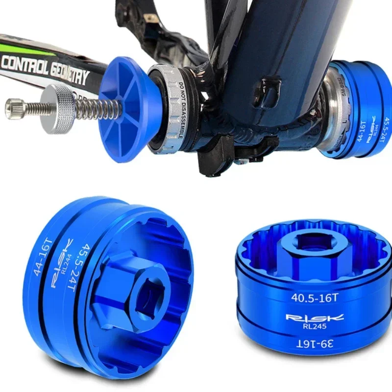 RISK bicycle bottom bracket Removal Tool Threaded bottom bracket Repair Tool for BB44-45.5 BB39-40.5 DUB BB52 RS500 BBR60  MT800