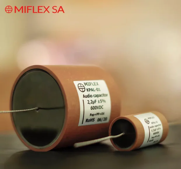 

MIFLEX Aluminum foil oil-impregnated paper tube capacitors are made in Europe and imported KPAL-01 600V KPAL-03 250V