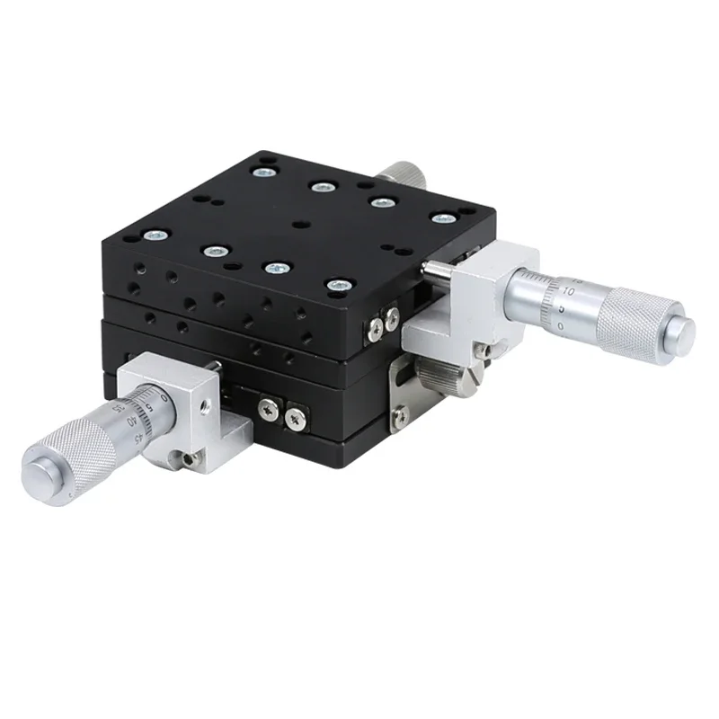 HB-LY60-FC Manual Positioning Stage 60x60 Mm XY Axis Manual Linear Stage For Optical Instrument