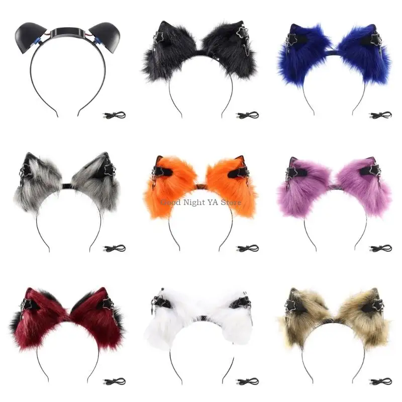 

Battery Complimentary Dancing Creature Ear Headpiece Plush Substance For Costume Incidents