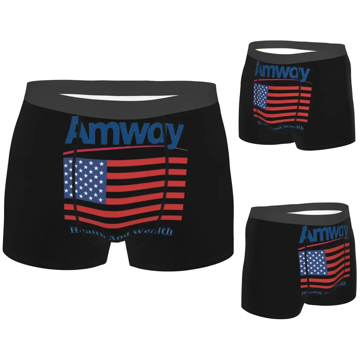 

Boxer Underpants Shorts Amway T-Shirts USA Panties Men Ventilate Underwear for Homme Man Boyfriend Gifts