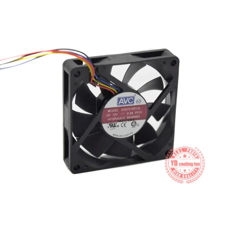 JFG For AVC 7015 7CM 4PIN DS07015R12L 12V 0.30A cooling fan