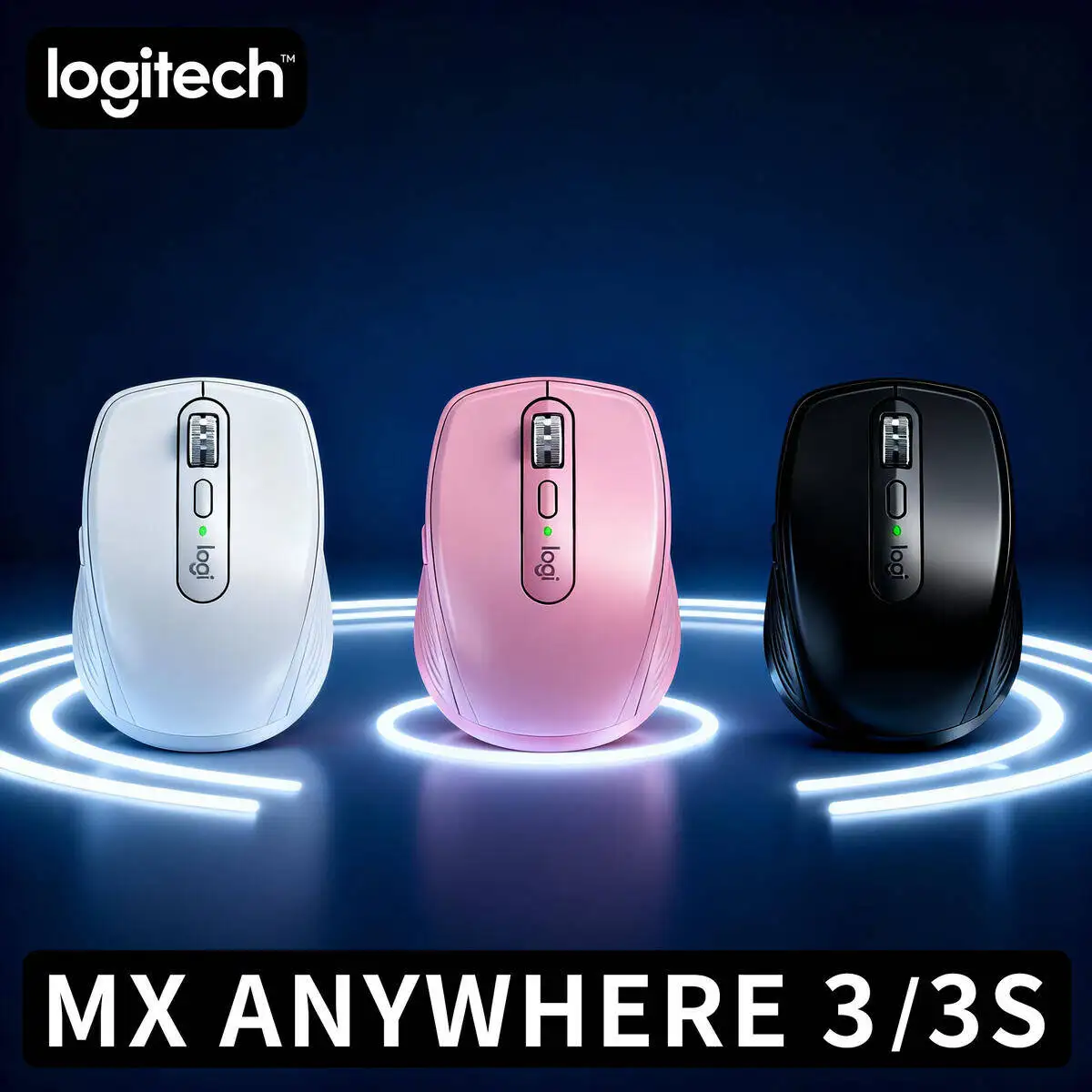 

Logitech MX Anywhere 3S Wireless Mouse Silent Clicks Ergonomic 4000DPI for Office Home Travel Gaming