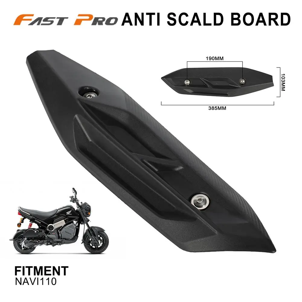 Uitlaatpijp Bescherming Cover Hitteschild Cover Guard Anti Verbranden Board Motorfiets Accessoires Voor Honda NAVI 110 Navi 110 Motor