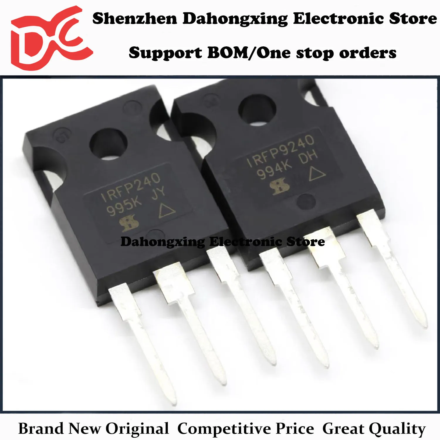 

New Original 5Pairs IRFP240 + IRFP9240 TO-247 Audio Amplifier Transistor Electronic Components Great Quality