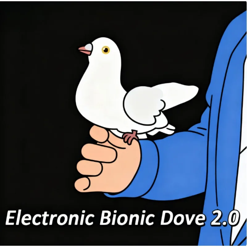 Electronic Appearing Dove Magic Bionic Dove 2.0 Auto-Production Illusion By J.C Magic for Stage Performers Magic Tricks Props