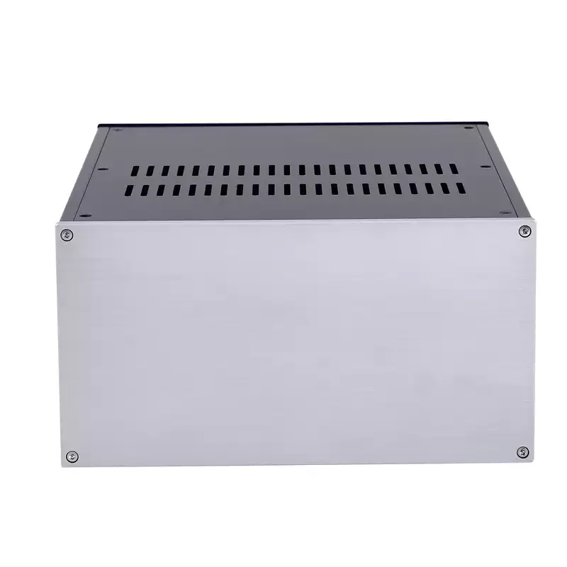 Hezhi Audio 285*150*370mm Aluminium Power Amplifier Chassis Enclosure DIY Amplifier Audio Case Shell