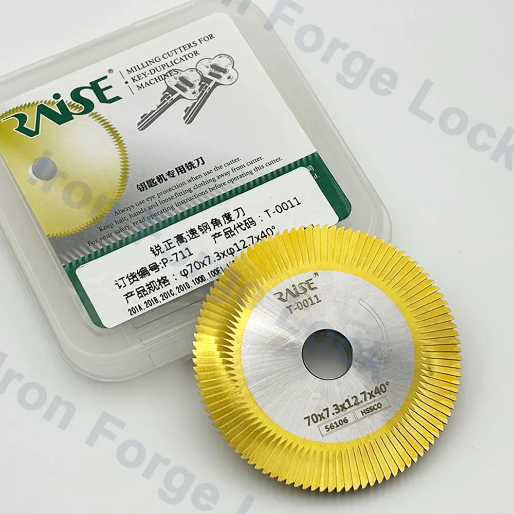 Raise 0011B T0011 Milling Cutter 70x7.3x12.7mm Locksimth for key machine 100D 100E 100E1 100F 100G 201D 219A Q27 Q27A