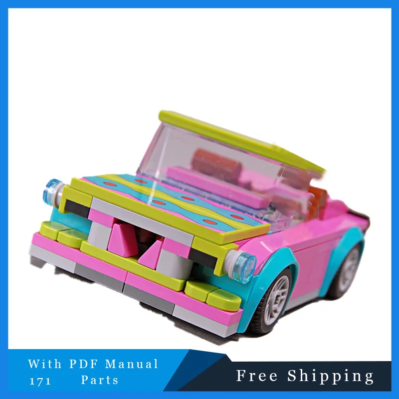 

171 шт., хит продаж, креативный быстрый спортивный автомобиль, строительный блок, модель головоломки, детский сборный строительный блок «сделай сам», игрушка, подарки на день рождения