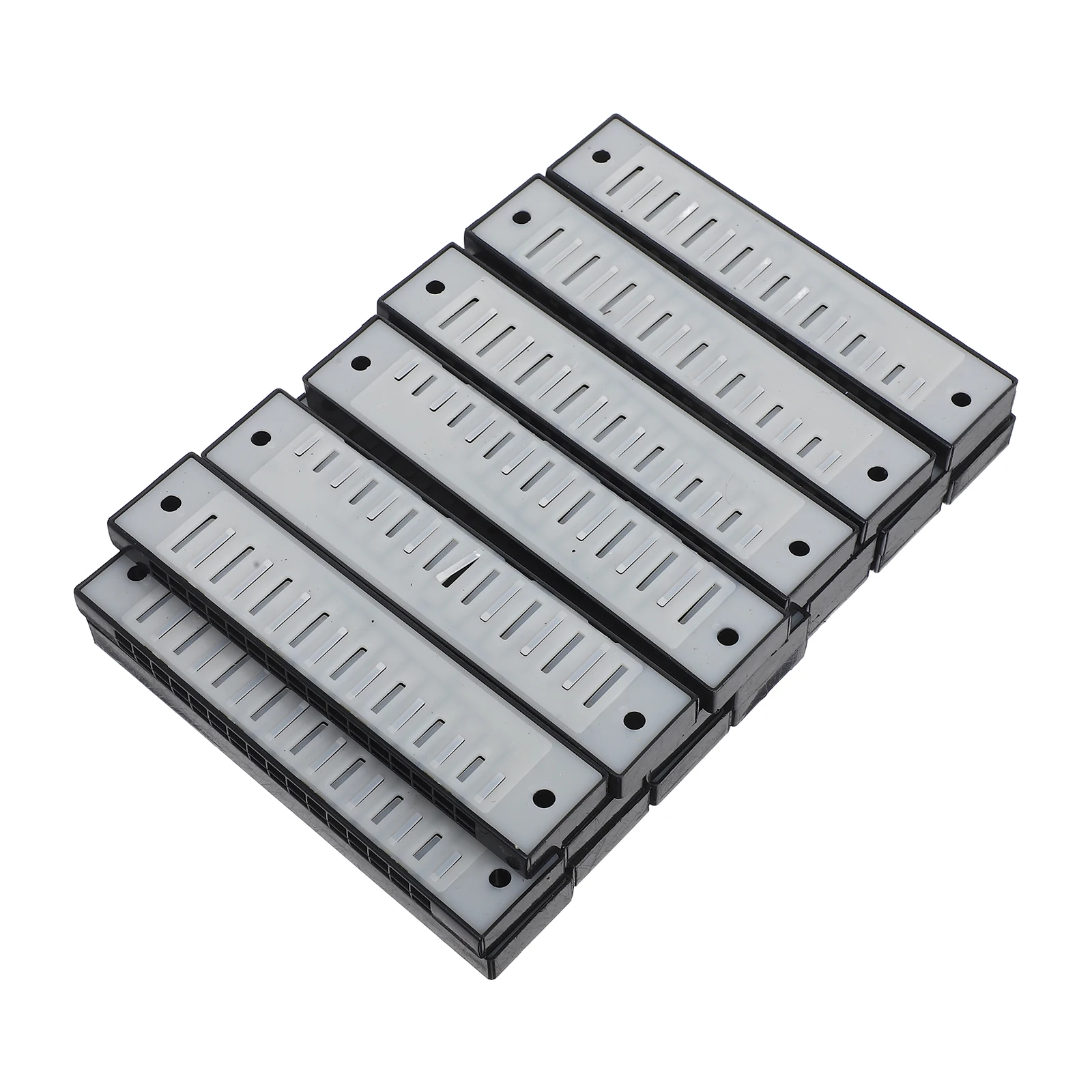 

20pcs Portable Plastic Harmonica Set Kids Diy Musical Instrument Educational Mouth Organ For Children Beginners Mini Youth