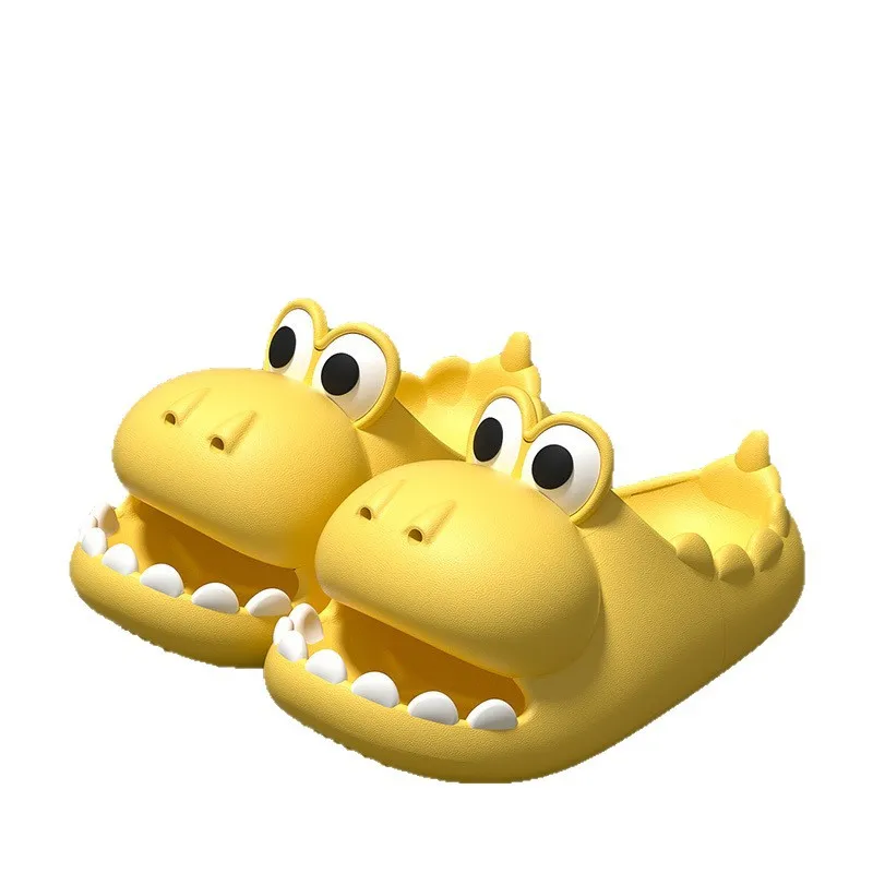 New Style Dinosaus Slippers Women Summer Cute EVA Flip Flops Men Non-slip Indoor Outdoor Slides Girls Boys Beach Shoes Sandals - view 5