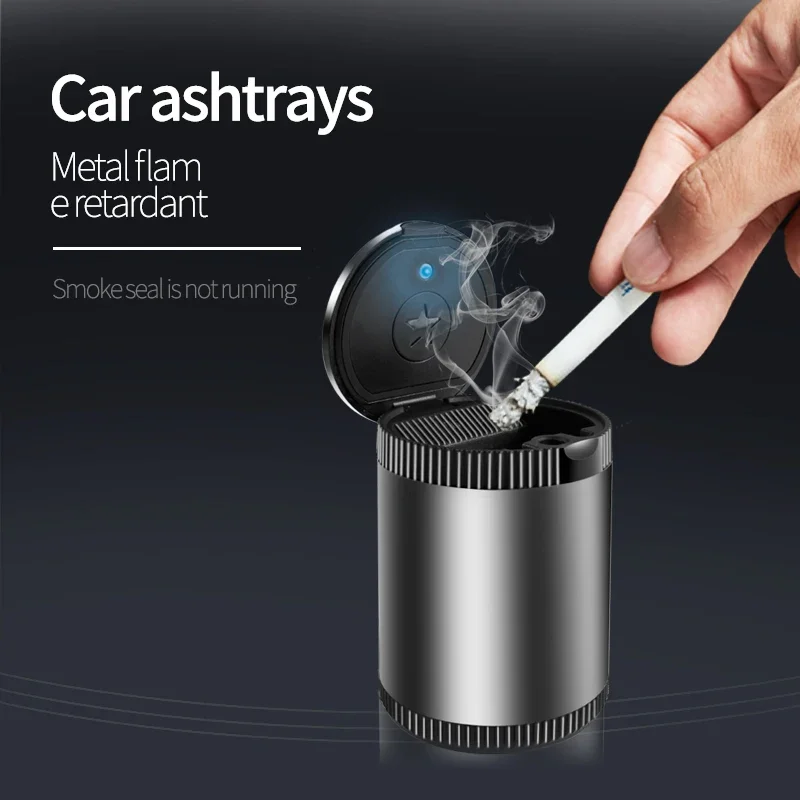 Car Enblem Interior Ashtray Smoke Ash Cup Cigarette Holder for Alfa Romeo Stelvio Giulia 159 147 156 Giulietta Interior Wheelcap
