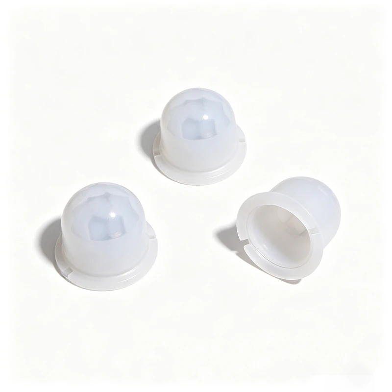 11.8x9.9mm cylinder Type HDPE PIR Human Body Infrared Sensor Fresnel Lens 6m Sensing Distance 5mm Focal Length 120 Degree Detec