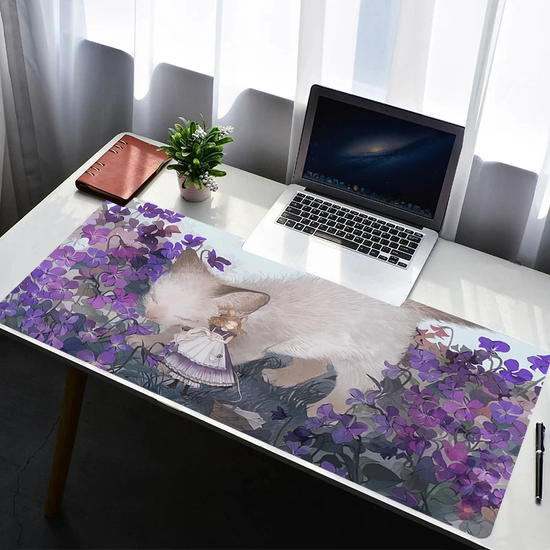 

Коврик для мыши в стиле аниме, геймерский коврик для клавиатуры, настольный коврик для мыши, ковер, резиновый Tapis Souris, игровой коврик для мыши с индивидуальным наполнением, коврик для ПК в стиле аниме для девочек