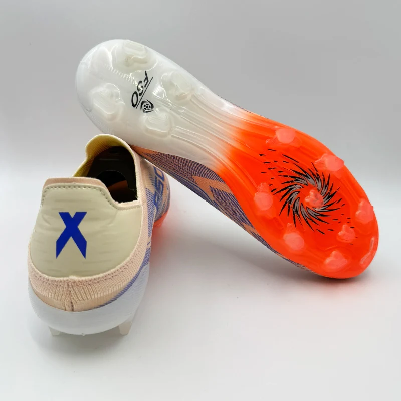 Zapatos de fútbol con tachuelas para hombre, botas de campo de fútbol originales profesionales ultraligeras, zapatos de fútbol para mujer, Tenis antideslizantes