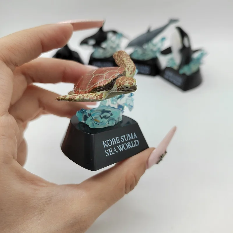 【 In Stock 】 Authentic Bulk Cargo Qualia Marine Life Animal Scene Model Dolphin, Killer Whale, Turtle Ornament Gift