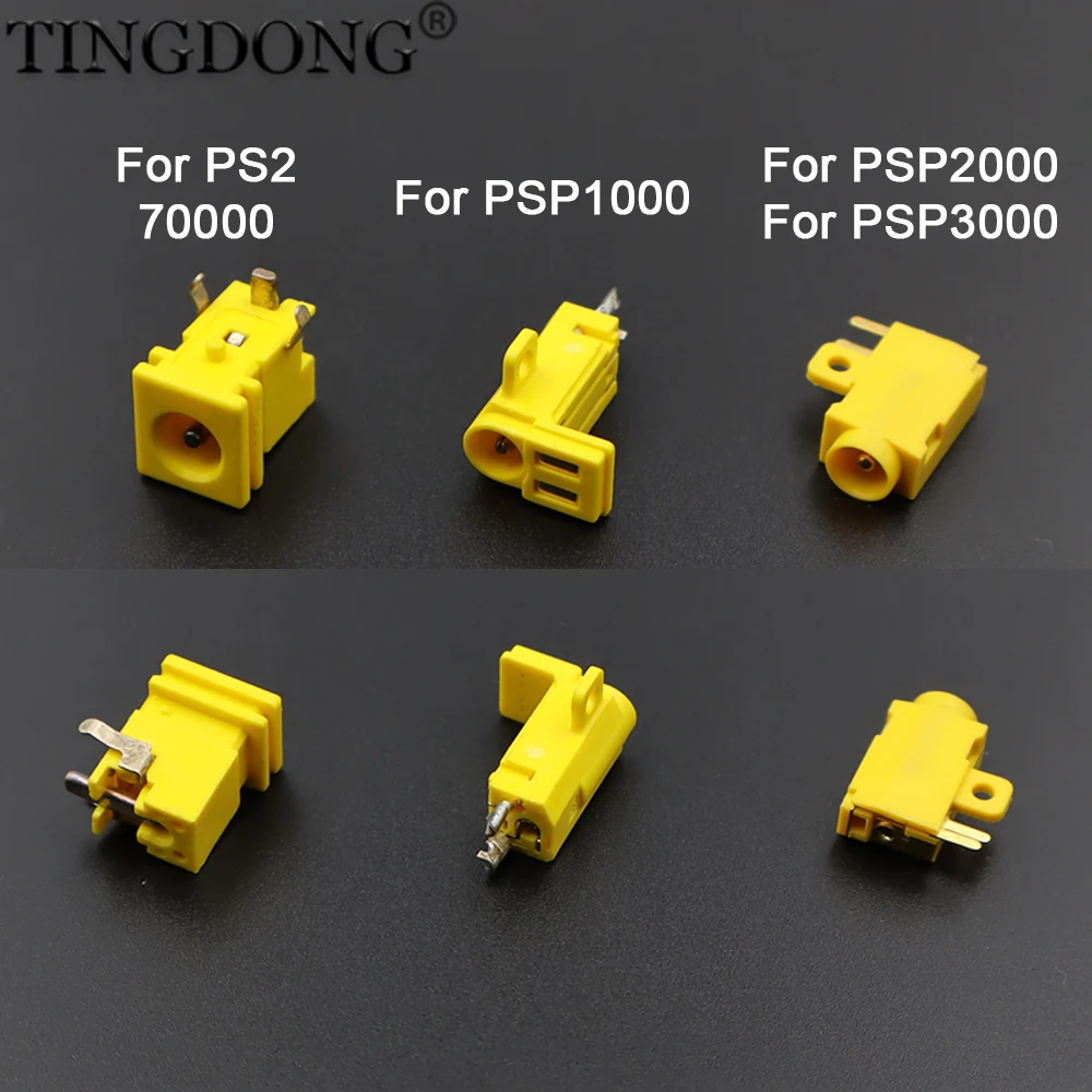 1-5 stücke Für PS2 70000 Power Ladegerät Port Buchse Power Stecker für PSP1000 2000 3000 Konsole Reparatur
