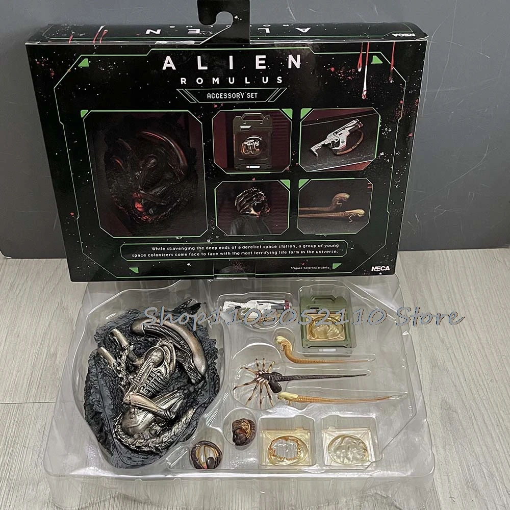 NECA الغريبة رومولوس ملحق عمل الشكل الغريبة رومولوس عدة الرعب أنيمي نموذج لجسم الديكور هدية الكريسماس