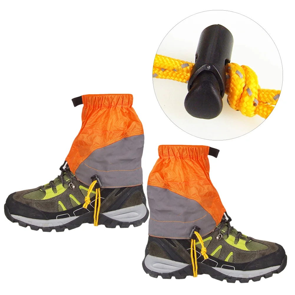 Adjustable Foot Covers Lightweight Gaiters Outdoor Ankle Walking Low Snow Hiking Leggings