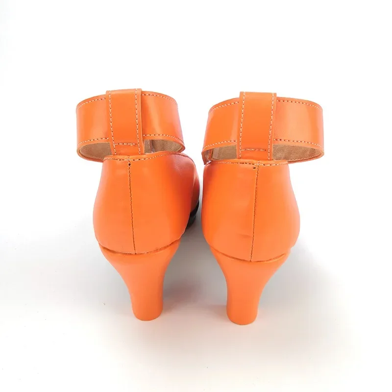 Zapatos de Cosplay de Anime Sailor Venus para niñas, botas de cuero PU con tacones altos, zapatos de fiesta de Halloween, talla 35-43, novedad