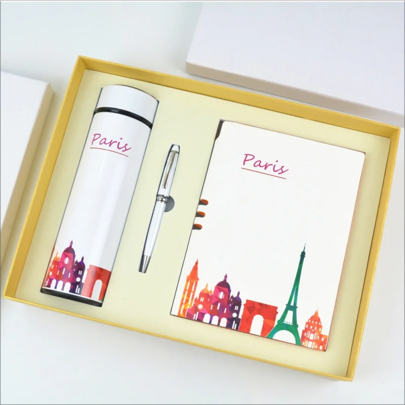 

2025customized.Luxury Promotional Corporate ballpen and vacuum cup and notebook sets Business 191080