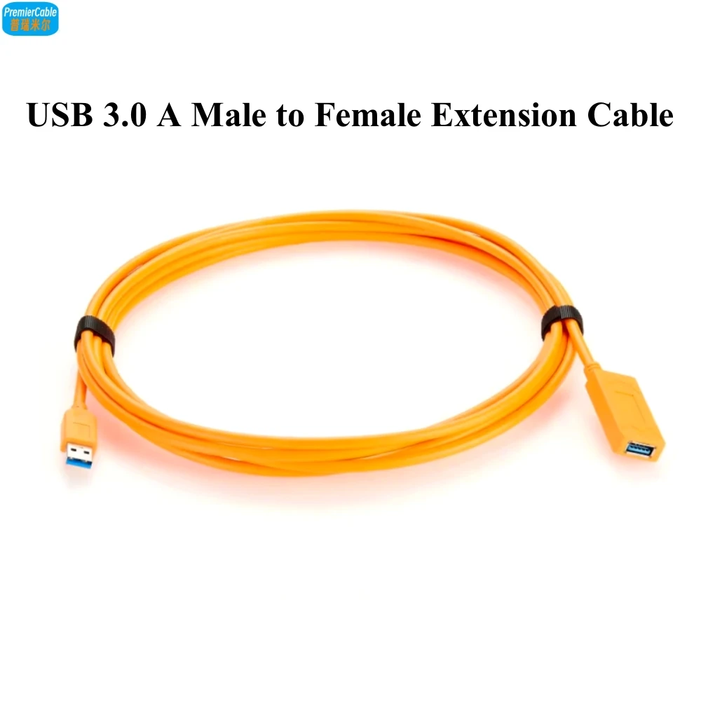 USB 3.0 Male to Female Extension Cable Type A 3.0 Female to USB 3.1 C Female Tethered Shooting Cord with IC Auxiliary Power