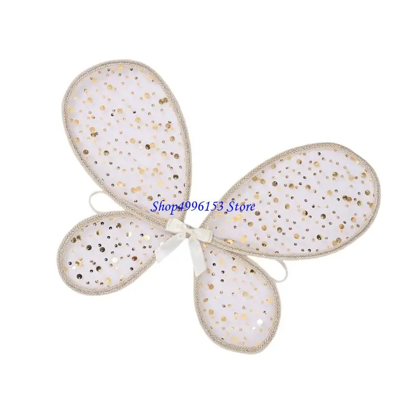 Q0KE Butterfly Wing Dressing Up Costume Cosplay Fairys Wing Halloween Angel Wing Princess Performances Props Kids