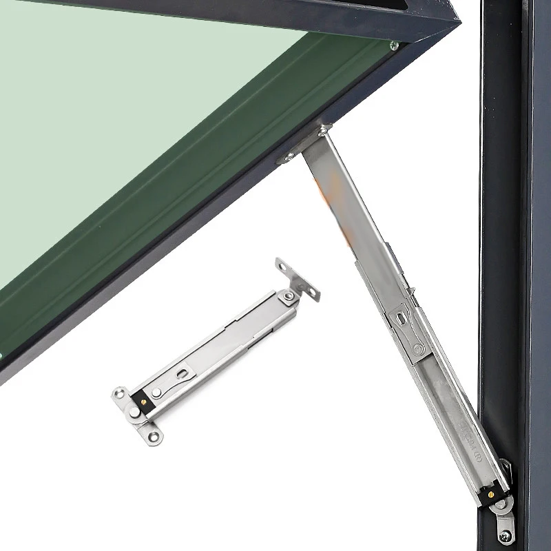 

304 Stainless Steel Top Hung Window Single Multi Point Telescopic Support Window Stay Stopper Casement Window Wind Brace Fixing