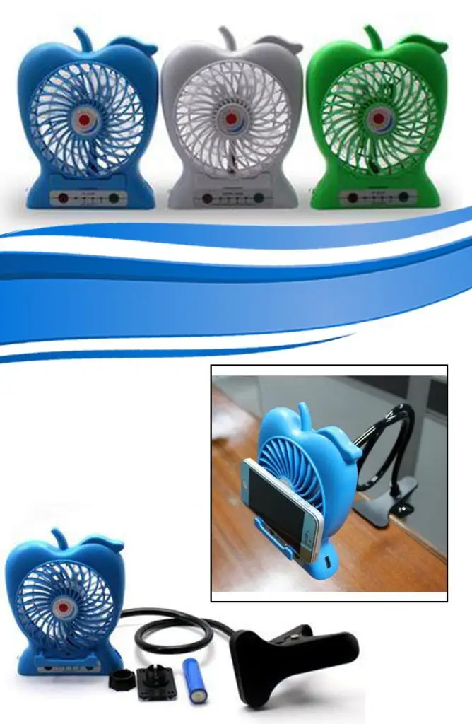 Rechargeable Fan Telefon Handle, Pendant Fan