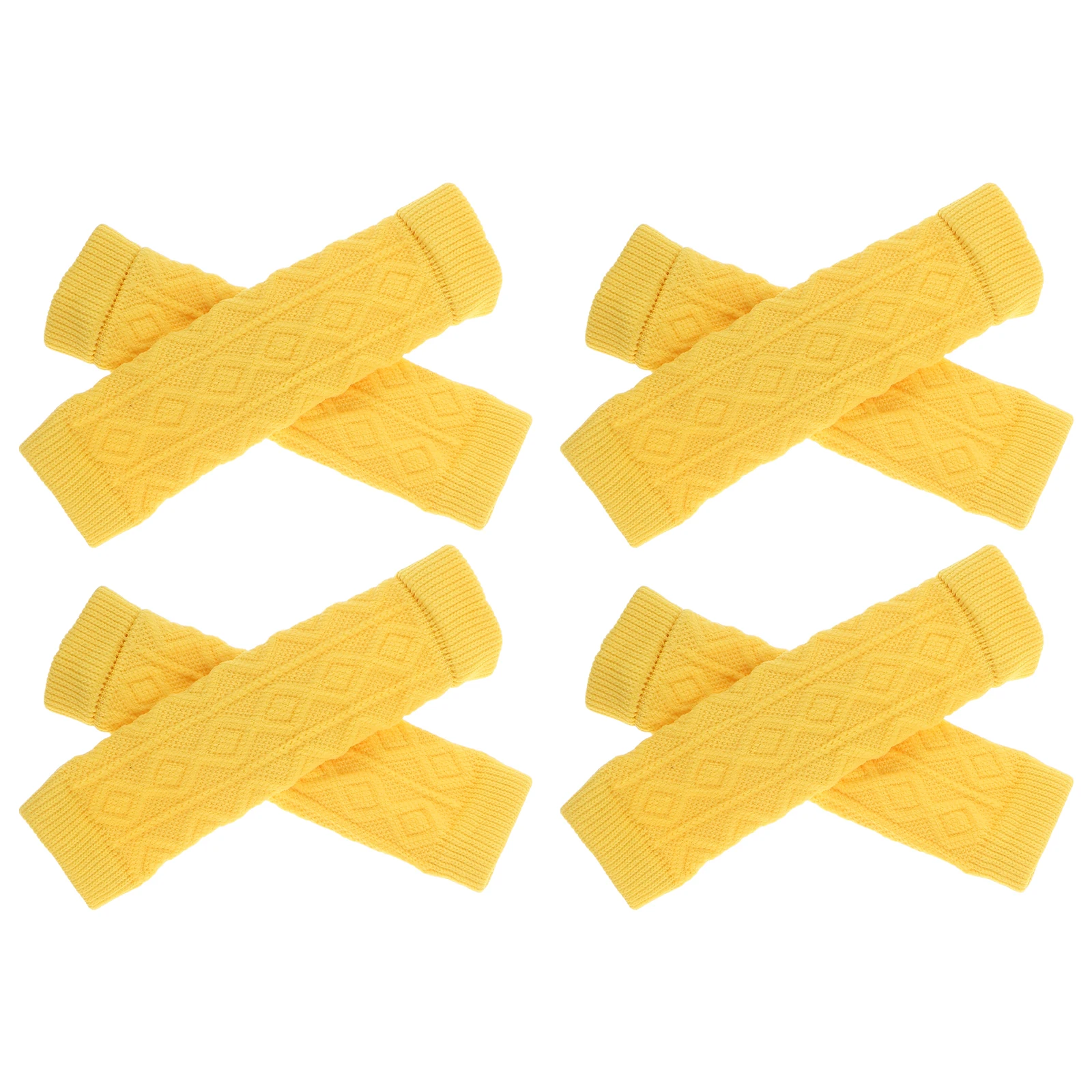 

8pcs Leg Protector Breathable Dog Socks For Front Back Legs Knitted Non-Slip Warmers Injury Prevention Pads Protective