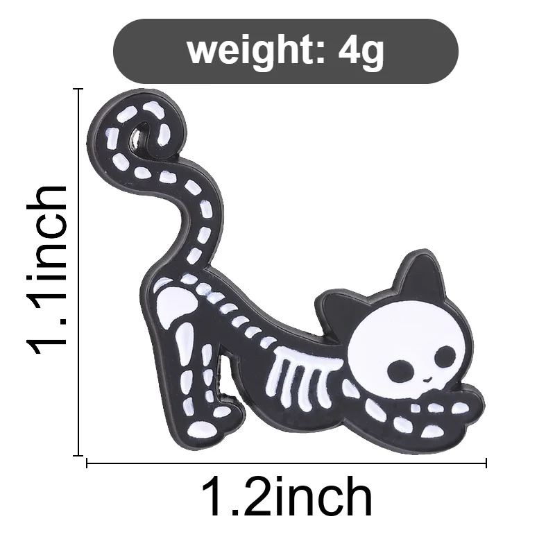 13style Cartoon-Tier-Emaille-Pins, Dinosaurier-Kollektion, Broschen, Cowboy, Dino, Bücherliebhaber, Katze, Biene, Goldfisch, Abzeichen, T-Rex, Schmuck, Geschenk – Detail 5