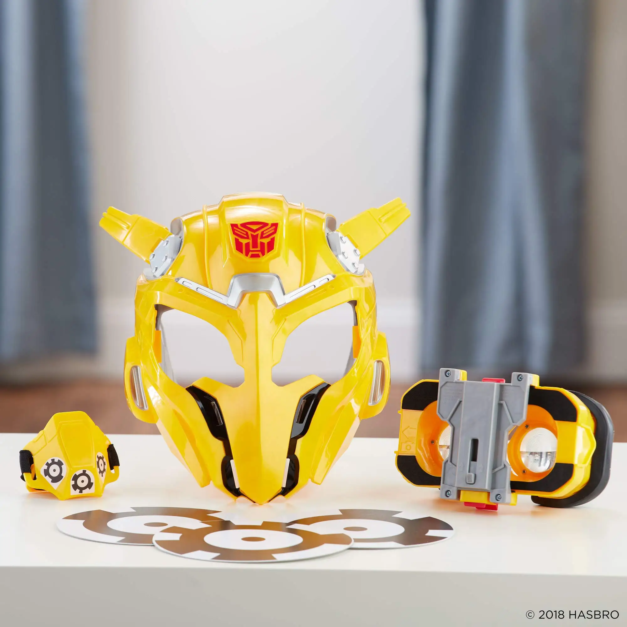 Transformers Movie Bumblebee Bee Hero Vision Mask AR Toy Action Figure Game Collectibles Birthday Gift Toys for Children Model