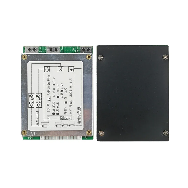 13S 48V 35A صغير BMS العالمي Ebike بطارية ليثيوم منفذ منفصل نظام مدير البطارية حماية ماس كهربائى