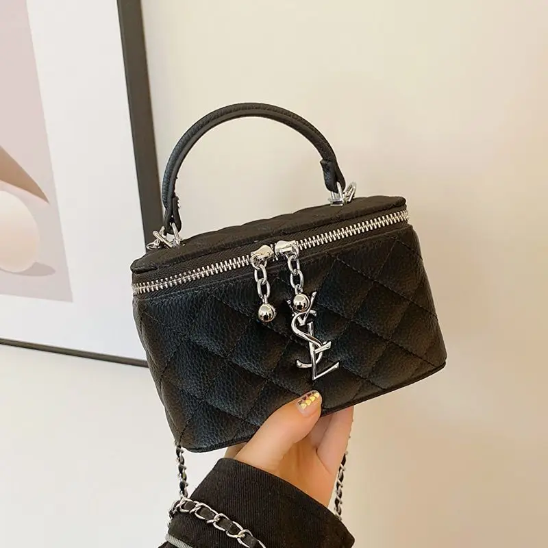 

2025 new mini shoulder bag chain box women's shoulder bag crossbody bag chain crossbody bag handbag banquet bag