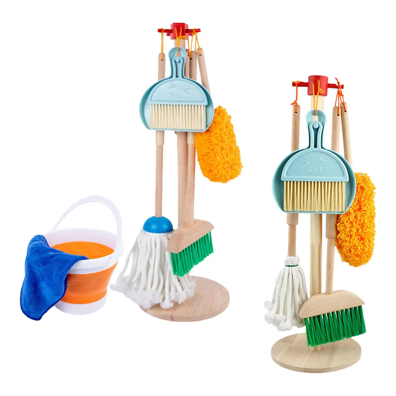 Kids Household Cleaning Tool Toddlers Broom and Cleaning Set Sweeping Toy for Children for Toddlers Party Favor Birthday Gift