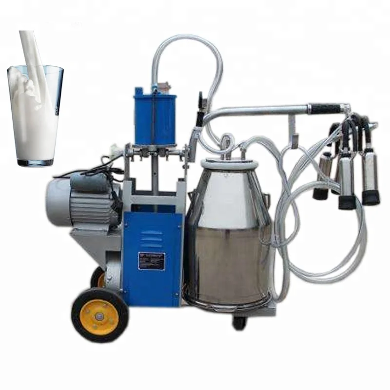 AMC-1 Pipeline Mobile Male Woman Milking Machine Milking Equipment Cow Goat Milking Machine